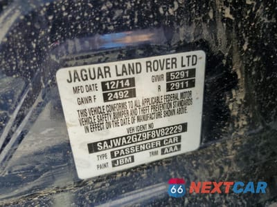Zdjęcie 12 z 13 samochodu: 2015 JAGUAR XJL PORTFOLIO VIN:SAJWA2GZ9F8V82229 - miniatura