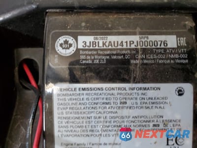 Zdjęcie 10 z 10 samochodu: 2023 CAN-AM OUTLANDER 850 EFI XT-P 4X4 VIN:3JBLKAU41PJ000076 - miniatura
