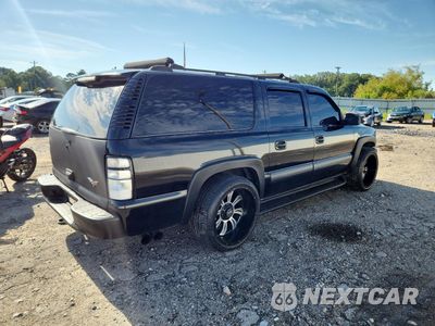 Trzecie zdjęcie samochodu z tyłu: 2003 CHEVROLET SUBURBAN C1500 VIN:1GNEC16Z13J235411 - miniatura