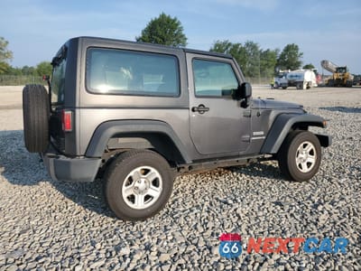 Trzecie zdjęcie samochodu z tyłu: 2017 JEEP WRANGLER SPORT VIN:1C4AJWAG4HL567726 - miniatura
