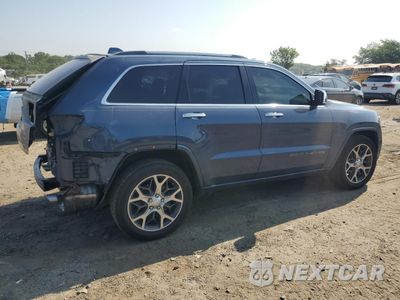 Trzecie zdjęcie samochodu z tyłu: 2020 JEEP GRAND CHEROKEE OVERLAND VIN:1C4RJECG6LC145332 - miniatura