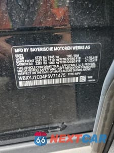 Zdjęcie 13 z 13 samochodu: 2023 BMW X2 XDRIVE28I VIN:WBXYJ1C04P5V71475 - miniatura