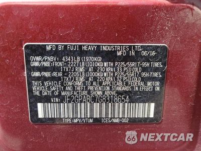 Zdjęcie 27 z 28 samochodu: 2016 SUBARU CROSSTREK PREMIUM VIN:JF2GPABC7G8318654 - miniatura