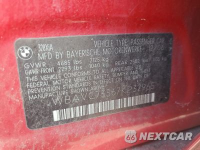 Zdjęcie 12 z 12 samochodu: 2007 BMW 328 XI SULEV VIN:WBAVC73567KP32965 - miniatura
