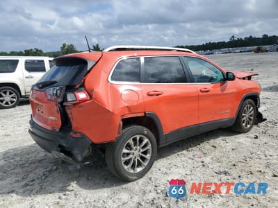 Trzecie zdjęcie samochodu z tyłu: 2021 JEEP CHEROKEE LATITUDE PLUS VIN:1C4PJLLB1MD189332 - miniatura
