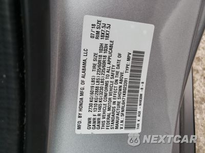 Zdjęcie 13 z 13 samochodu: 2019 HONDA ODYSSEY EXL VIN:5FNRL6H71KB023391 - miniatura