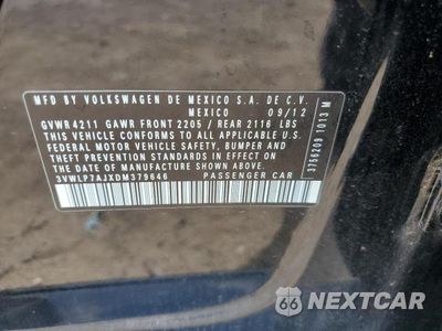 Zdjęcie 12 z 12 samochodu: 2013 VOLKSWAGEN JETTA SEL VIN:3VWLP7AJXDM379646 - miniatura
