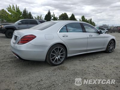 Trzecie zdjęcie samochodu z tyłu: 2018 MERCEDES-BENZ S 560 4MATIC VIN:WDDUG8GB0JA346182 - miniatura