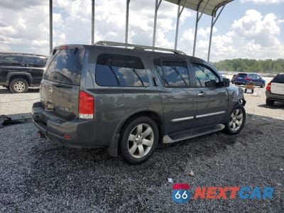 Trzecie zdjęcie samochodu z tyłu: 2011 NISSAN ARMADA SV VIN:5N1BA0NDXBN621152 - miniatura
