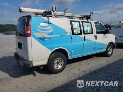 Trzecie zdjęcie samochodu z tyłu: 2013 CHEVROLET EXPRESS G2500 VIN:1GCWGFCA7D1184107 - miniatura