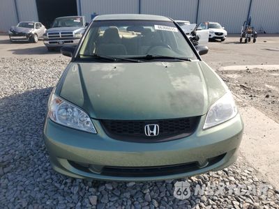 Piąte zdjęcie samochodu w środku: 2004 HONDA CIVIC DX VP VIN:2HGES16374H574640 - miniatura