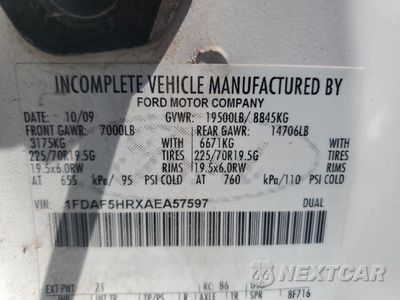 Zdjęcie 10 z 10 samochodu: 2010 FORD F550 SUPER DUTY UTILITY / SERVICE TRUCK VIN:1FDAF5HRXAEA57597 - miniatura