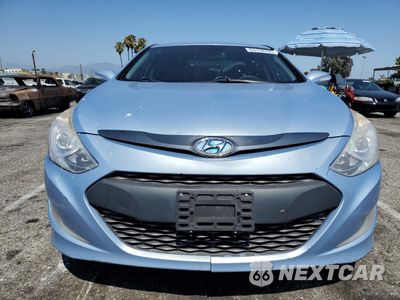 Piąte zdjęcie samochodu w środku: 2015 HYUNDAI SONATA HYBRID VIN:KMHEC4A43FA124946 - miniatura
