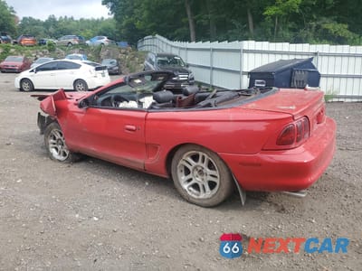 Drugie zdjęcie samochodu z przodu: 1998 FORD MUSTANG GT VIN:1FAFP45X1WF216647 - miniatura