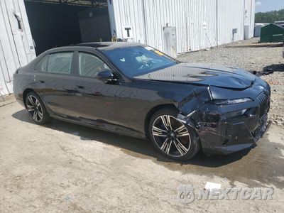 Czwarte zdjęcie samochodu z boku: 2024 BMW 750 XE VIN:WBA43EH04RCT01566 - miniatura