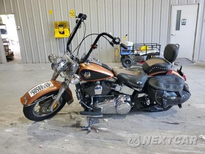 Trzecie zdjęcie samochodu z tyłu: 2008 HARLEY-DAVIDSON FLSTC 105TH ANNIVERSARY EDITION VIN:1HD1BW5468Y033691 - miniatura