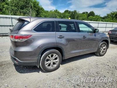 Trzecie zdjęcie samochodu z tyłu: 2015 TOYT HIGHLANDER VIN:5TDBKRFH7FS085140 - miniatura
