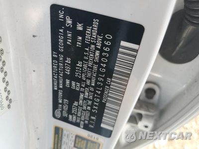 Zdjęcie 12 z 12 samochodu: 2020 KIA OPTIMA LX VIN:5XXGT4L39LG403660 - miniatura