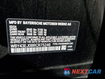 Zdjęcie 12 z 14 samochodu: 2024 BMW I7 EDRIVE50 VIN:WBY43EJ08RCR75246 - miniatura