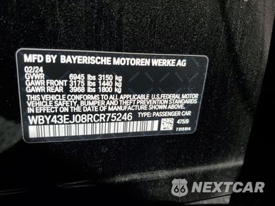 Zdjęcie 12 z 14 samochodu: 2024 BMW I7 EDRIVE50 VIN:WBY43EJ08RCR75246 - miniatura