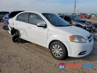 Czwarte zdjęcie samochodu z boku: 2008 CHEVROLET AVEO BASE VIN:KL1TD56698B009796 - miniatura