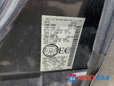 Zdjęcie 13 z 13 samochodu: 2008 NISSAN QUEST S VIN:5N1BV28U88N101942 - miniatura