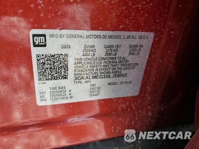 Zdjęcie 13 z 13 samochodu: 2024 GMC TERRAIN SL VIN:3GKALMEG3RL398902 - miniatura
