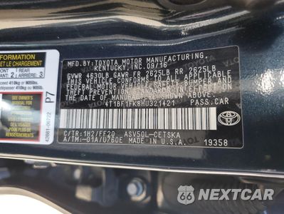 Zdjęcie 12 z 15 samochodu: 2017 TOYOTA CAMRY LE VIN:4T1BF1FK8HU321421 - miniatura