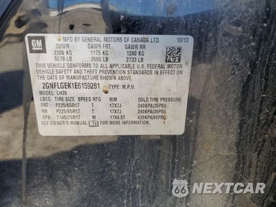 Zdjęcie 13 z 15 samochodu: 2014 CHEVROLET EQUINOX LT VIN:2GNFLGEK1E6159281 - miniatura