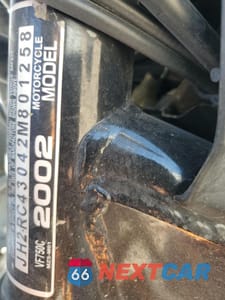 Zdjęcie 8 z 8 samochodu: 2002 HONDA VF750 C VIN:JH2RC43042M801258 - miniatura