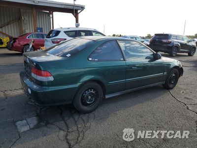 Trzecie zdjęcie samochodu z tyłu: 2000 HONDA CIVIC EX VIN:1HGEJ8145YL016449 - miniatura