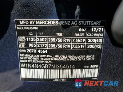 Zdjęcie 13 z 16 samochodu: 2022 MERCEDES-BENZ GLA 250 VIN:W1N4N4GB7NJ354514 - miniatura