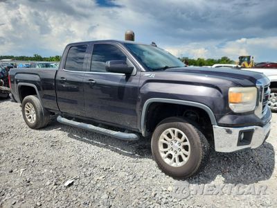 Czwarte zdjęcie samochodu z boku: 2015 GMC SIERRA K1500 SLE VIN:1GTV2UEC9FZ162692 - miniatura
