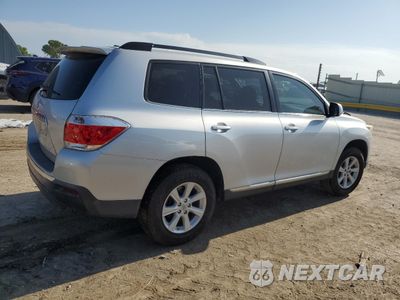 Trzecie zdjęcie samochodu z tyłu: 2012 TOYOTA HIGHLANDER BASE VIN:5TDZA3EH5CS020489 - miniatura