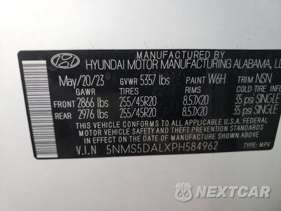 Zdjęcie 13 z 13 samochodu: 2023 HYUNDAI SANTA FE CALLIGRAPHY VIN:5NMS5DALXPH584962 - miniatura
