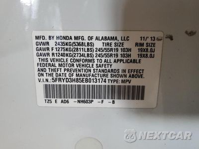 Zdjęcie 12 z 12 samochodu: 2014 ACURA MDX ADVANCE VIN:5FRYD3H85EB013174 - miniatura