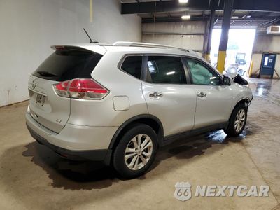 Trzecie zdjęcie samochodu z tyłu: 2015 NISSAN ROGUE S VIN:KNMAT2MT0FP589918 - miniatura