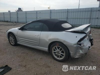 Drugie zdjęcie samochodu z przodu: 2001 MITSUBISHI ECLIPSE SPYDER GT VIN:4A3AE55H11E001970 - miniatura