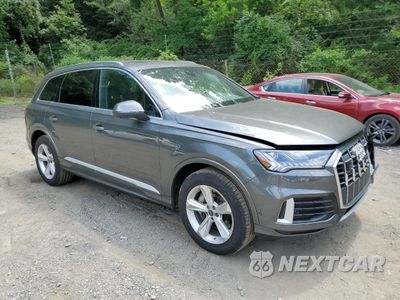 Czwarte zdjęcie samochodu z boku: 2024 AUDI Q7 PREMIUM PLUS VIN:WA1LCBF76RD006163 - miniatura