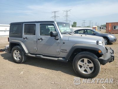 Czwarte zdjęcie samochodu z boku: 2014 JEEP WRANGLER UNLIMITED SPORT VIN:1C4BJWDG6EL105034 - miniatura