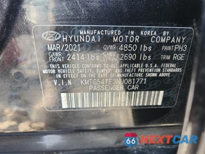 Zdjęcie 13 z 13 samochodu: 2022 GENESIS G70 BASE VIN:KMTG54TE3NU081771 - miniatura