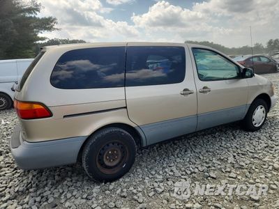 Trzecie zdjęcie samochodu z tyłu: 2000 TOYOTA SIENNA CE VIN:4T3ZF19CXYU195038 - miniatura