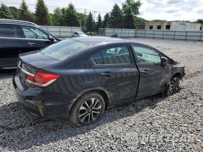 Trzecie zdjęcie samochodu z tyłu: 2015 HONDA CIVIC EX VIN:19XFB2F87FE241079 - miniatura