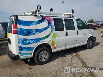 Trzecie zdjęcie samochodu z tyłu: 2015 CHEVROLET EXPRESS G2500 VIN:1GCWGFCF6F1195226 - miniatura