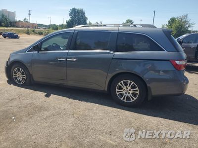 Drugie zdjęcie samochodu z przodu: 2011 HONDA ODYSSEY EXL VIN:5FNRL5H60BB061762 - miniatura