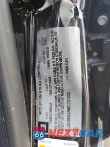 Zdjęcie 12 z 13 samochodu: 2021 CHEVROLET SPARK LS VIN:KL8CB6SA6MC731433 - miniatura