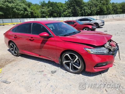 Czwarte zdjęcie samochodu z boku: 2020 HONDA ACCORD SPORT VIN:1HGCV1F3XLA144225 - miniatura
