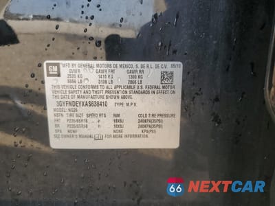 Zdjęcie 13 z 13 samochodu: 2010 CADILLAC SRX LUXURY COLLECTION VIN:3GYFNDEYXAS638410 - miniatura