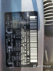 Zdjęcie 12 z 12 samochodu: 2013 HYUNDAI TUCSON GLS VIN:KM8JU3AC9DU713671 - miniatura