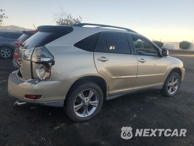Trzecie zdjęcie samochodu z tyłu: 2007 LEXUS RX 400H VIN:JTJHW31UX72030221 - miniatura